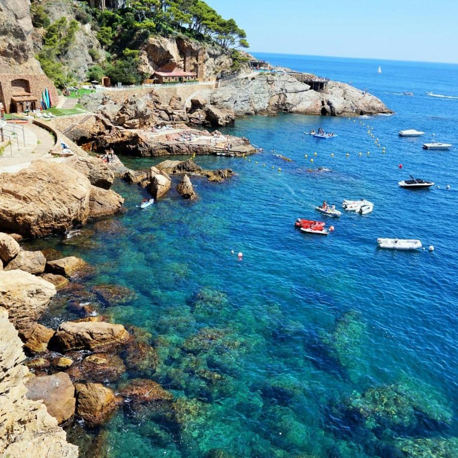 Cap Sa Sal Begur Primera Linea De Mar Con Terraza Bagian luar foto