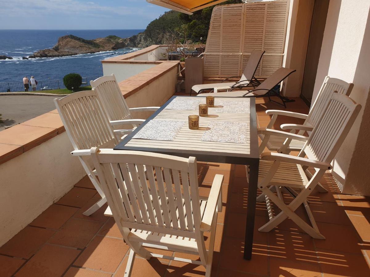 Cap Sa Sal Begur Primera Linea De Mar Con Terraza Bagian luar foto