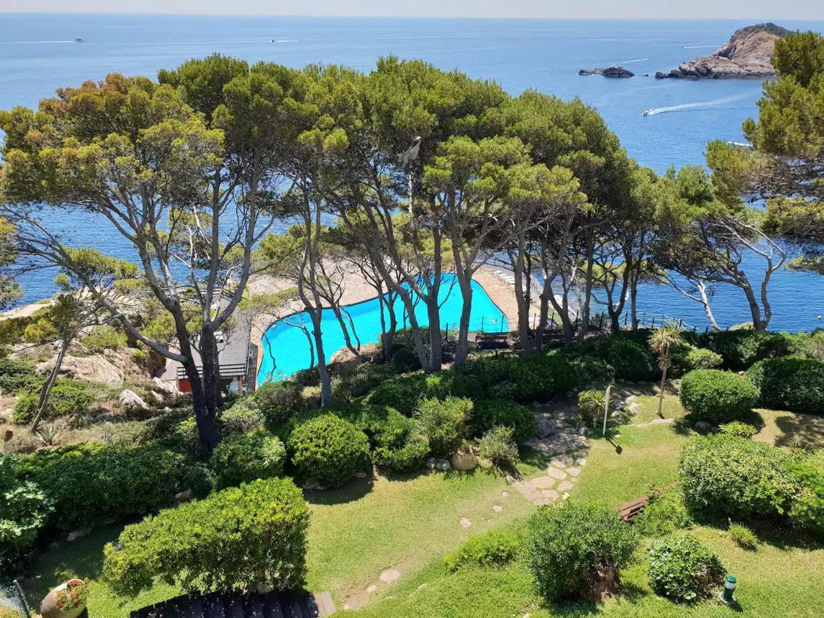 Cap Sa Sal Begur Primera Linea De Mar Con Terraza Bagian luar foto