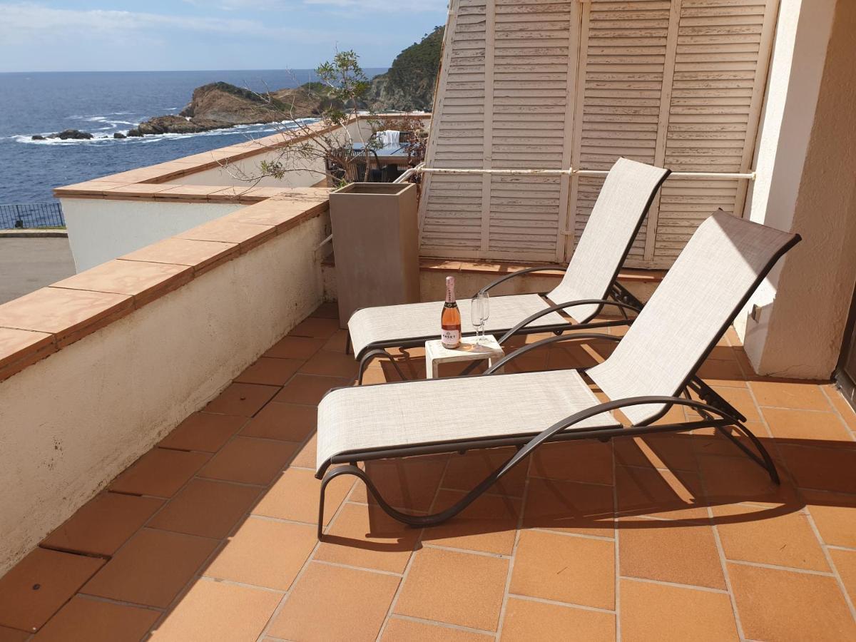 Cap Sa Sal Begur Primera Linea De Mar Con Terraza Bagian luar foto
